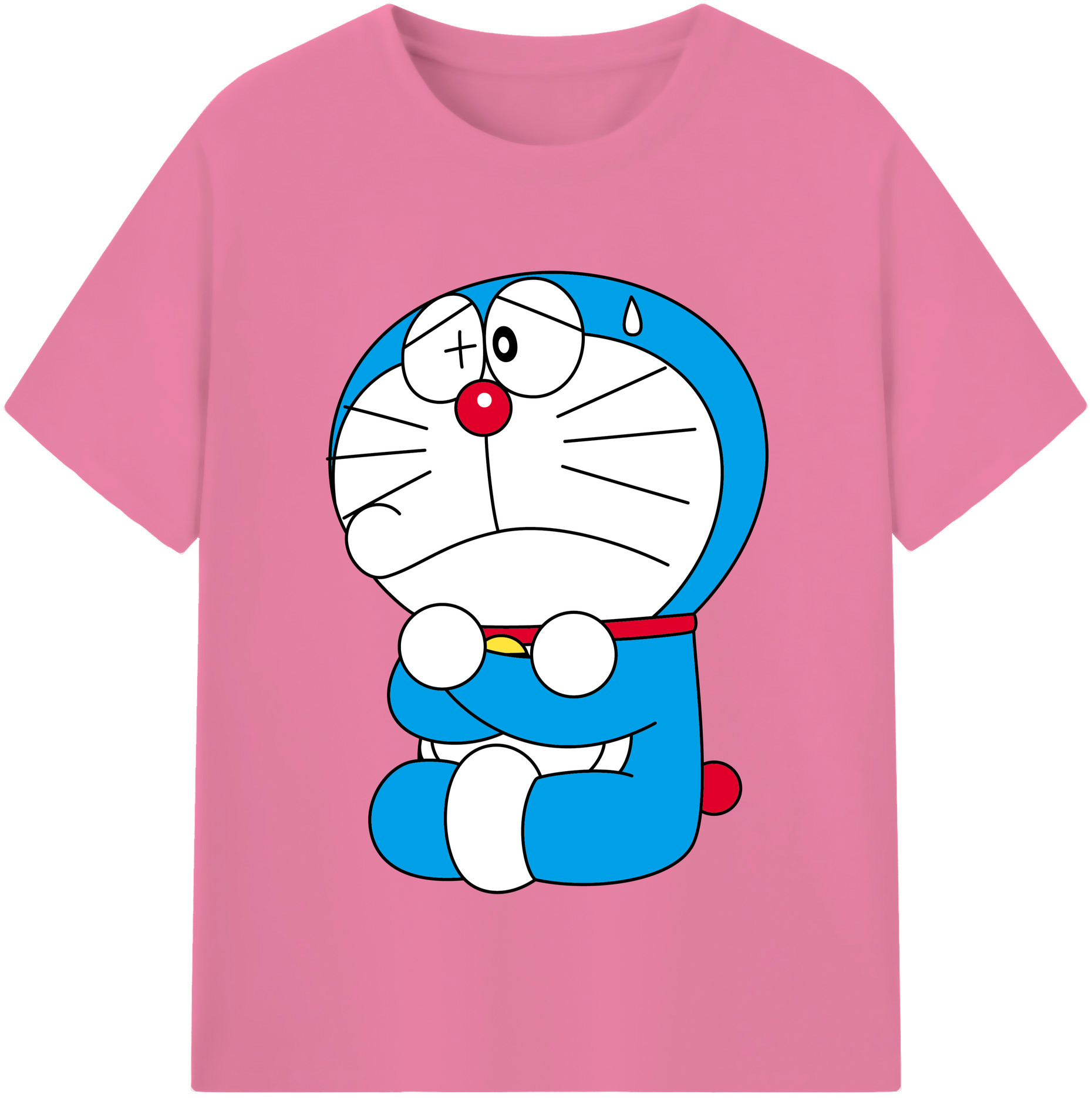 （画像用） ドラえもん Doraemon 綿100％半袖Tシャツ（フロントプリント）